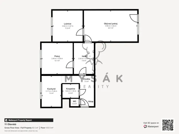 Prodej bytu 3+1, České Budějovice - České Budějovice 2, Otavská, 71 m2