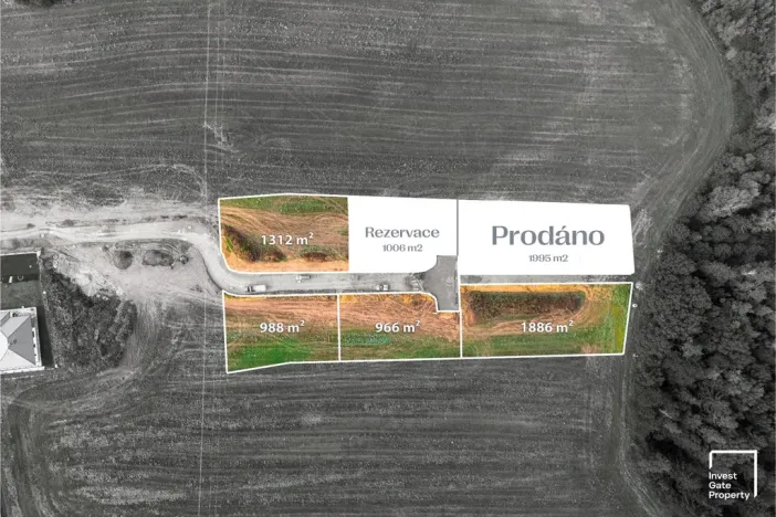 Prodej pozemku pro bydlení, Hůry, Lišovská, 1886 m2