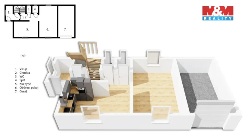 Prodej rodinného domu, Ústí nad Labem - Střekov, Rubensova, 76 m2