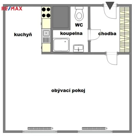 Prodej bytu 1+kk, Litvínov - Hamr, Přátelství, 33 m2