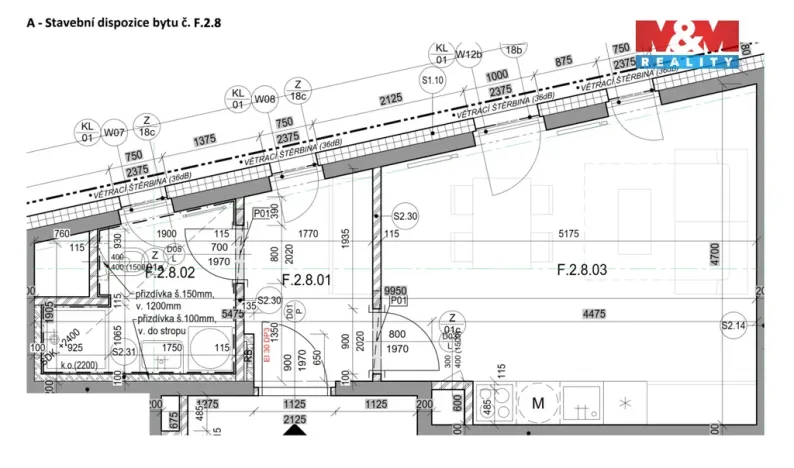 Pronájem bytu 1+kk, Pardubice - Pardubičky, Nová Tesla, 32 m2