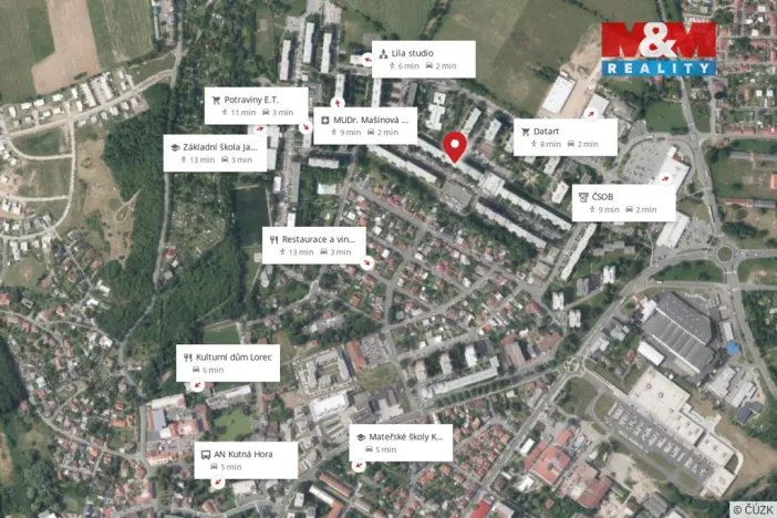 Pronájem bytu 3+1, Kutná Hora - Šipší, 17. listopadu, 64 m2