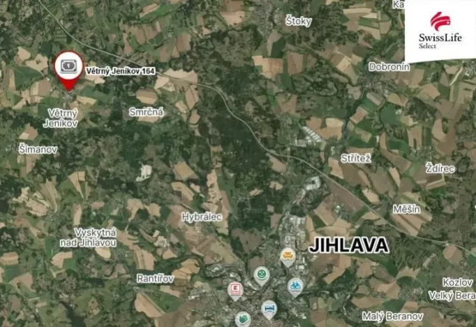 Prodej bytu 2+1, Větrný Jeníkov, 58 m2