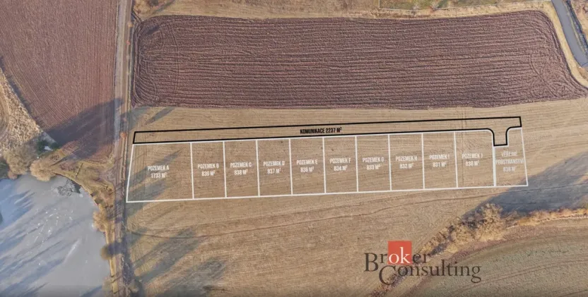 Prodej pozemku pro bydlení, Úherce, 12377 m2