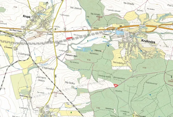 Prodej pole, Krušovice, 9088 m2