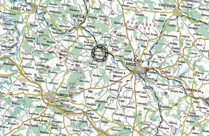 Prodej louky, Okrouhlice, 6872 m2