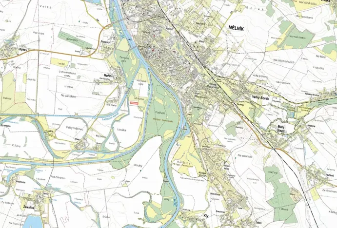 Prodej pole, Hořín, 11150 m2