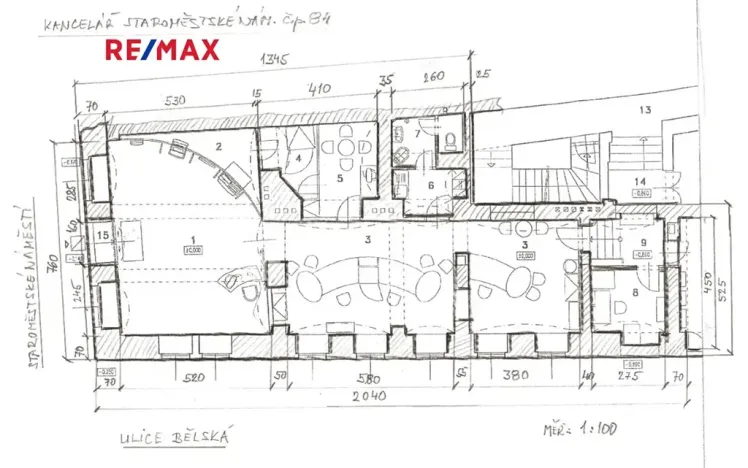 Pronájem obchodního prostoru, Mladá Boleslav, Bělská, 118 m2