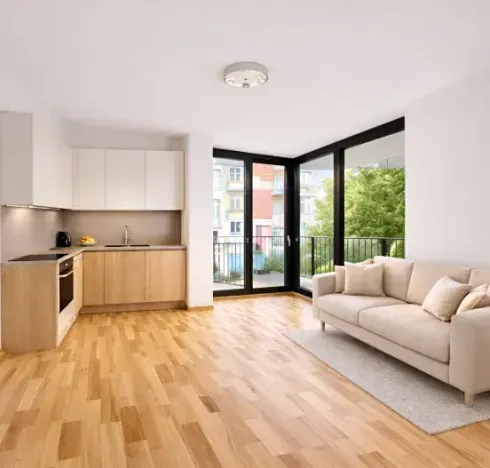 Prodej bytu 2+kk, Praha - Žižkov, Ke kapslovně, 58 m2