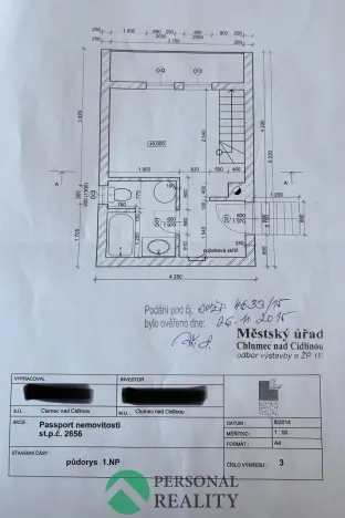 Prodej chaty, Chlumec nad Cidlinou, Spravedlnost, 20 m2