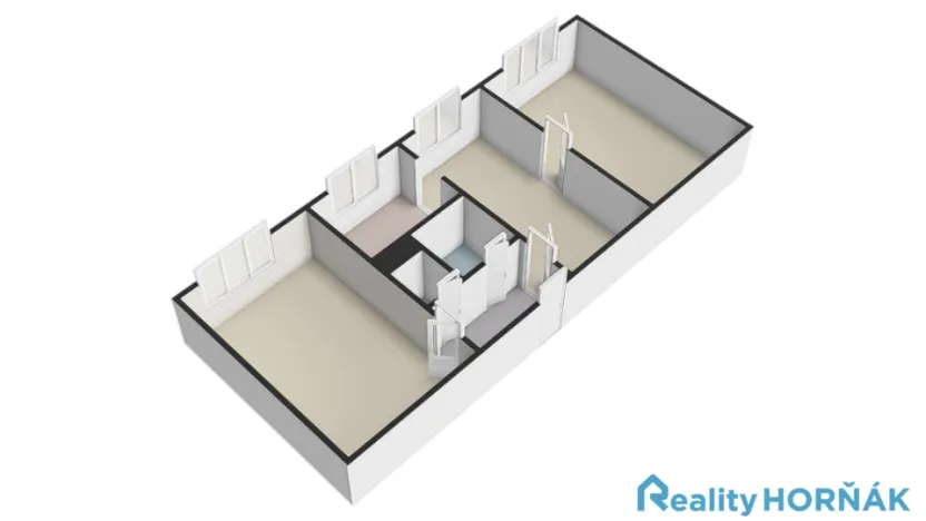 Prodej bytu 3+1, Dražíč, 56 m2