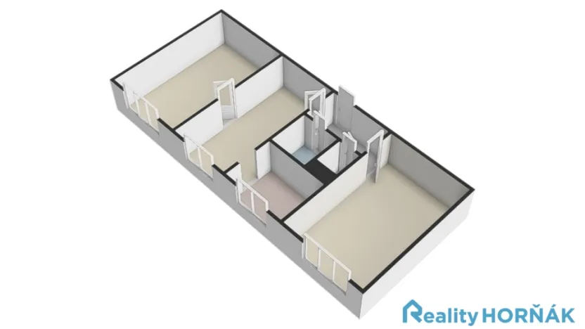 Prodej bytu 3+1, Dražíč, 56 m2