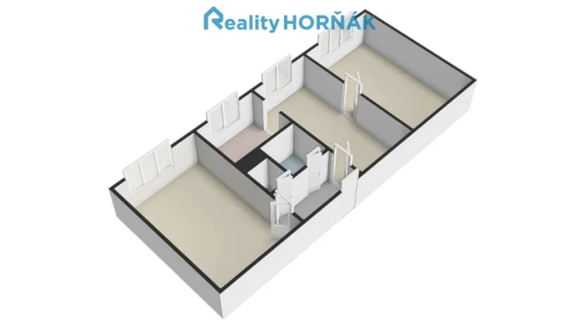 Prodej bytu 3+1, Dražíč, 56 m2