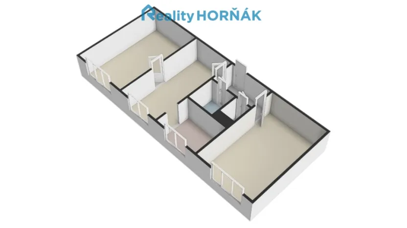 Prodej bytu 3+1, Dražíč, 56 m2
