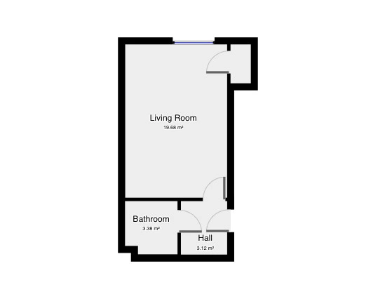 Pronájem bytu 1+kk, Praha - Žižkov, Sudoměřská, 28 m2