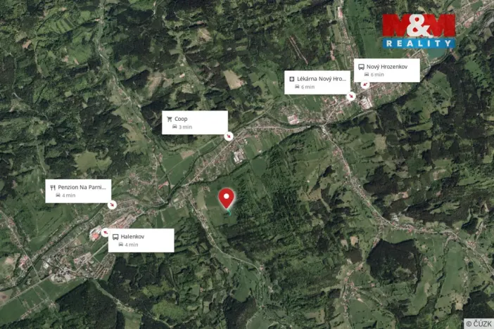 Prodej louky, Nový Hrozenkov, 12835 m2