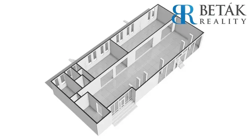 Pronájem obchodního prostoru, Přerov, Žerotínovo nám., 373 m2
