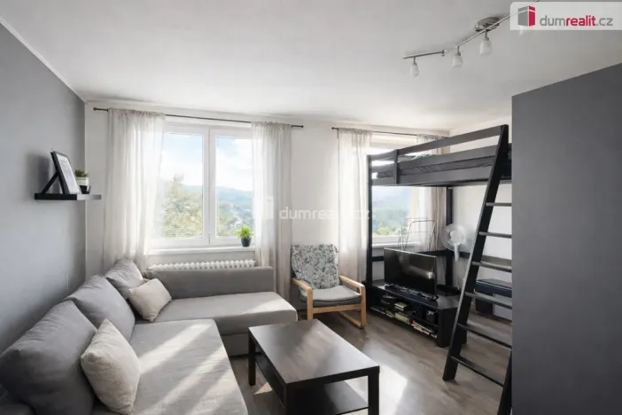 Pronájem bytu 1+kk, Ústí nad Labem - Všebořice, Spartakiádní, 32 m2