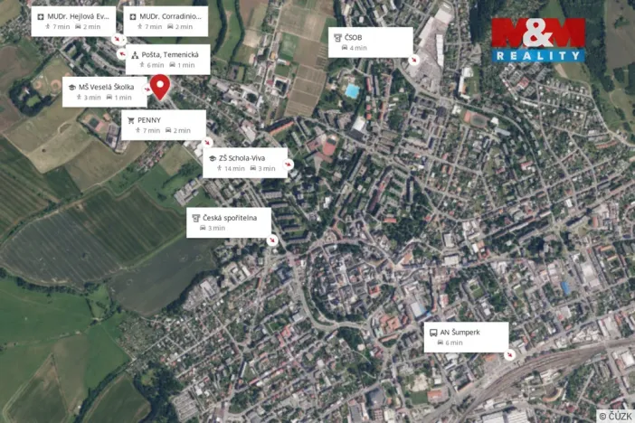 Prodej bytu 3+1, Šumperk, Zahradní, 72 m2