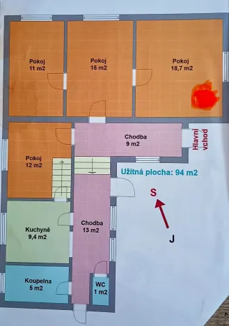 Prodej rodinného domu, Polešovice, 94 m2
