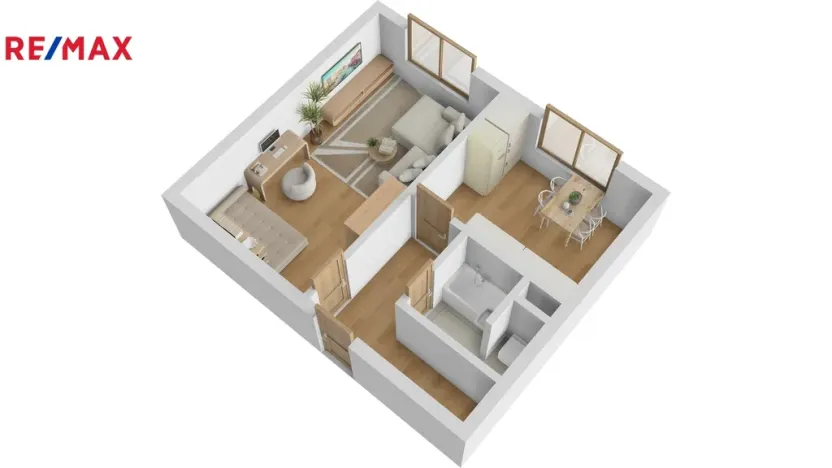 Pronájem bytu 1+1, Hradec Králové - Nový Hradec Králové, třída Edvarda Beneše, 40 m2