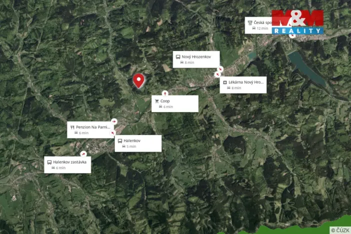 Prodej lesa, Nový Hrozenkov, 61613 m2