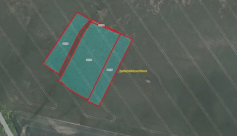 Prodej pole, Kralupy nad Vltavou, 3172 m2