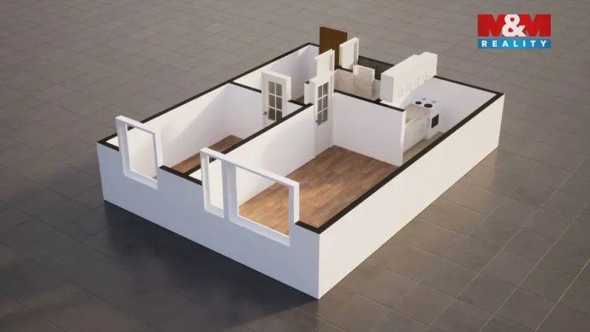 Prodej bytu 2+kk, Mladá Boleslav - Mladá Boleslav II, Jana Palacha, 43 m2