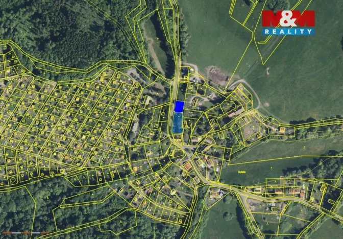 Pronájem zahrady, Stružnice - Bořetín, 350 m2