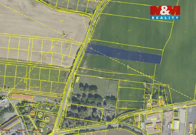 Prodej pole, Úvaly, 5001 m2