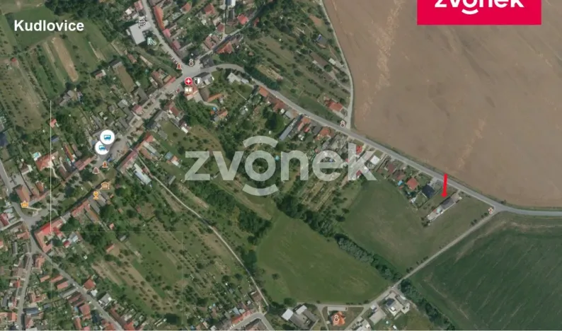 Prodej pozemku pro bydlení, Kudlovice, 1084 m2