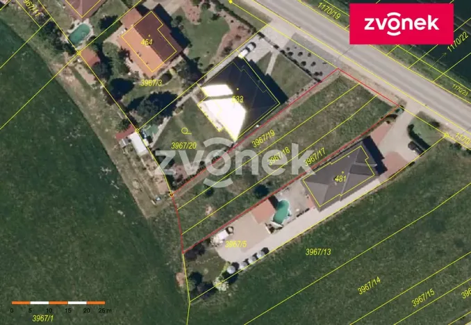 Prodej pozemku pro bydlení, Kudlovice, 1084 m2