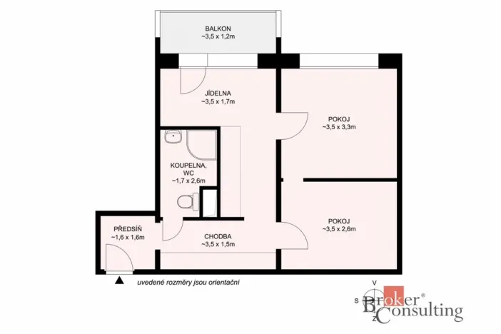 Prodej bytu 1+1, České Budějovice - České Budějovice 2, Vodňanská, 43 m2