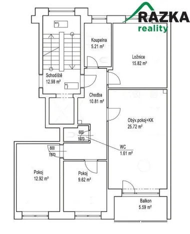 Prodej bytu 4+kk, Tachov, 80 m2