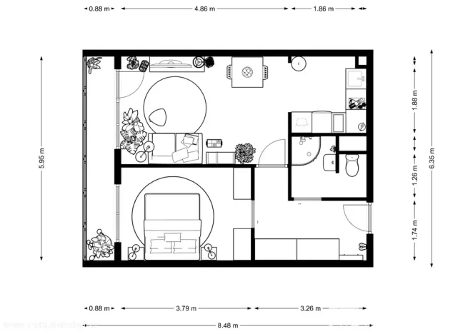 Prodej bytu 2+kk, Neratovice, Kojetická, 46 m2