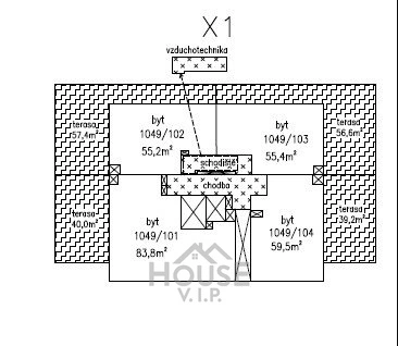 Prodej bytu 2+kk, Praha - Vysočany, Pod Harfou, 60 m2