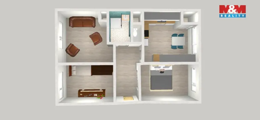 Prodej bytu 3+1, Neratovice, Dr. E. Beneše, 70 m2