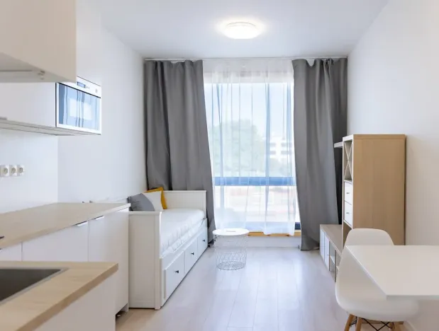 Pronájem bytu 1+kk, Praha - Vysočany, Poděbradská, 18 m2