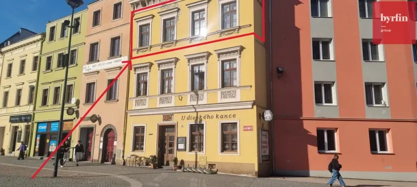 Pronájem bytu 2+kk, Opava, Dolní náměstí, 84 m2