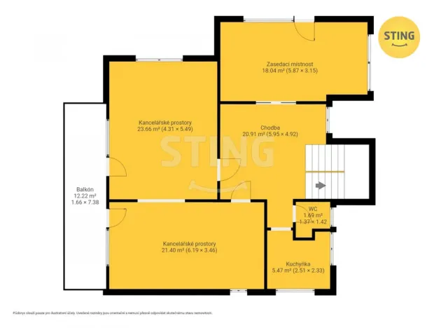 Prodej kanceláře, Ostrava, Olbrachtova, 269 m2