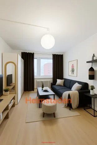 Pronájem bytu 1+kk, Orlová - Lutyně, Masarykova třída, 26 m2