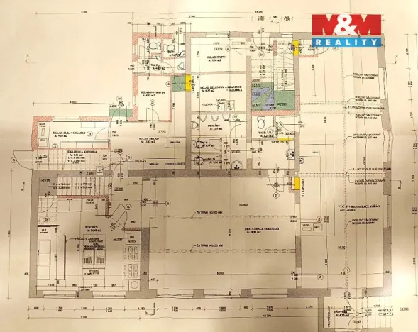 Pronájem restaurace, Praha, Rožnovská, 328 m2