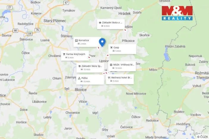 Prodej pozemku pro bydlení, Kornatice, 806 m2