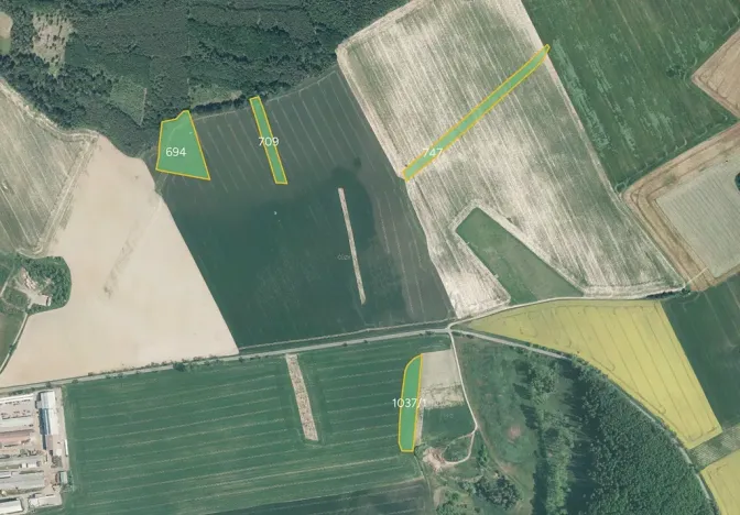 Prodej pole, Myslejovice, 16037 m2