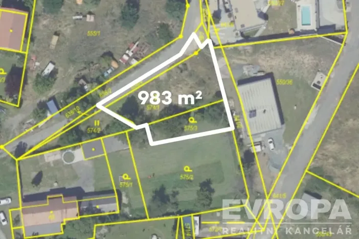 Prodej pozemku pro bydlení, Křečhoř, 983 m2