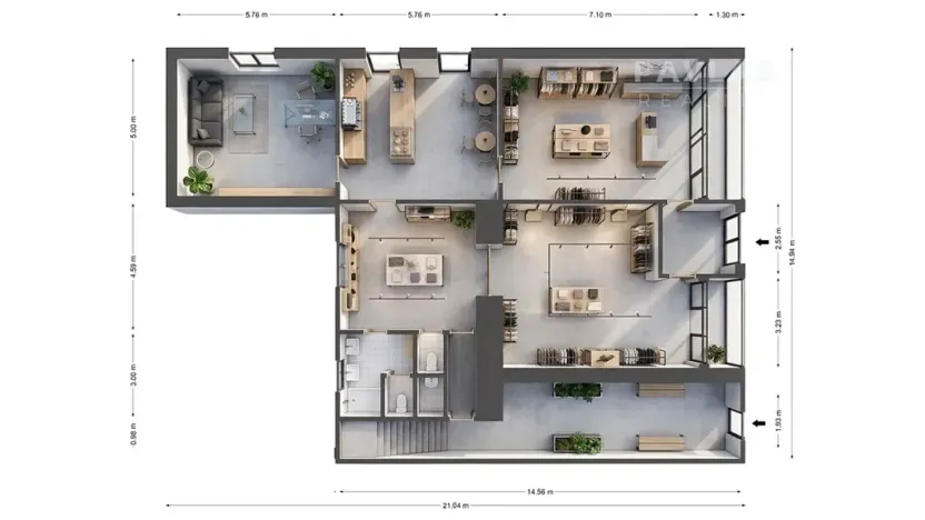 Prodej rodinného domu, Veselí nad Lužnicí, náměstí T. G. Masaryka, 570 m2