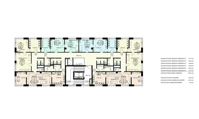 Pronájem ordinace, Plzeň, Krašovská, 2092 m2