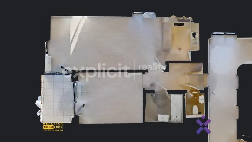 Pronájem bytu 2+kk, Zlín, Křiby, 52 m2