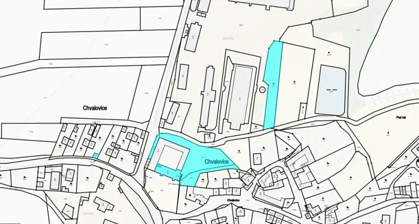 Dražba rodinného domu, Chvalovice, 516 m2