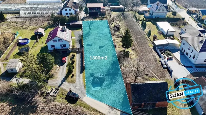 Prodej pozemku pro bydlení, Brumovice, 1300 m2